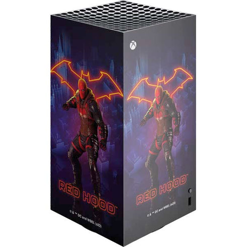 DC Comics Gotham Knights Red Hood XBox Series X Digital Edition Console Skin